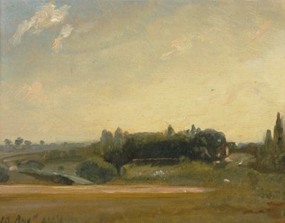 View Towards the Rectory, East Bergholt by John Constable